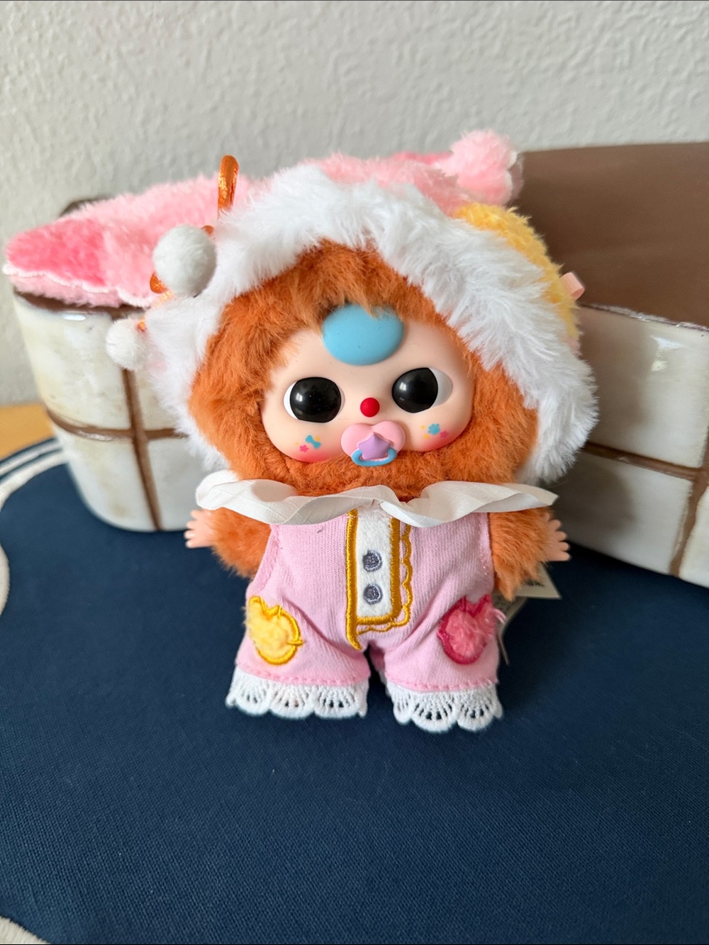 BABY THREE 50% Doll in Pink Outfit with Pacifier